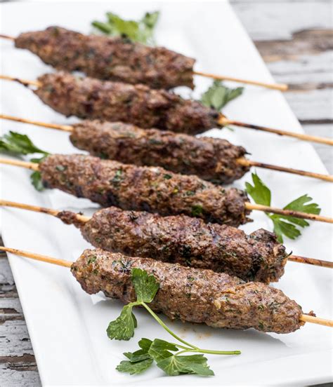 skewered meat dish nyt|ground beef on a skewer.